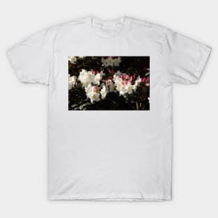 White rhododendron flower T-Shirt